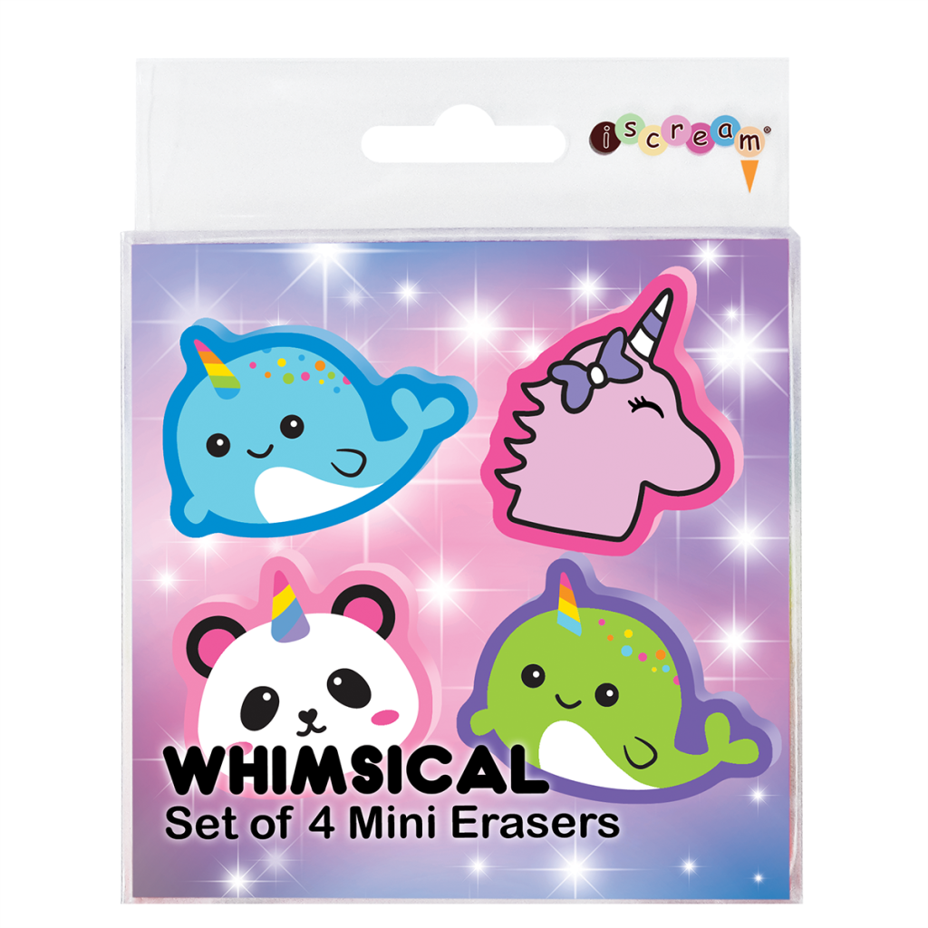 Whimsical Mini Eraser Set Iscream